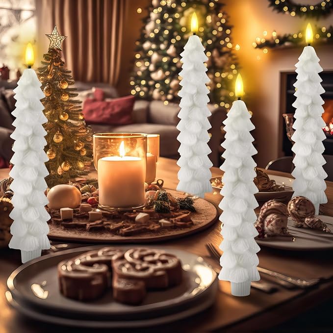 Skorter | Flameless LED Candles with Remote Control – Realistic 3D Flickering Model LumaGlow