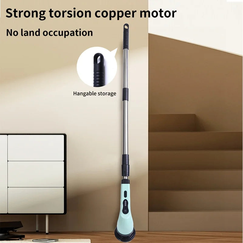 Skorter | 9-in-1 Electric Spin Cleaning Brush with LED Display – 1+1 FREE