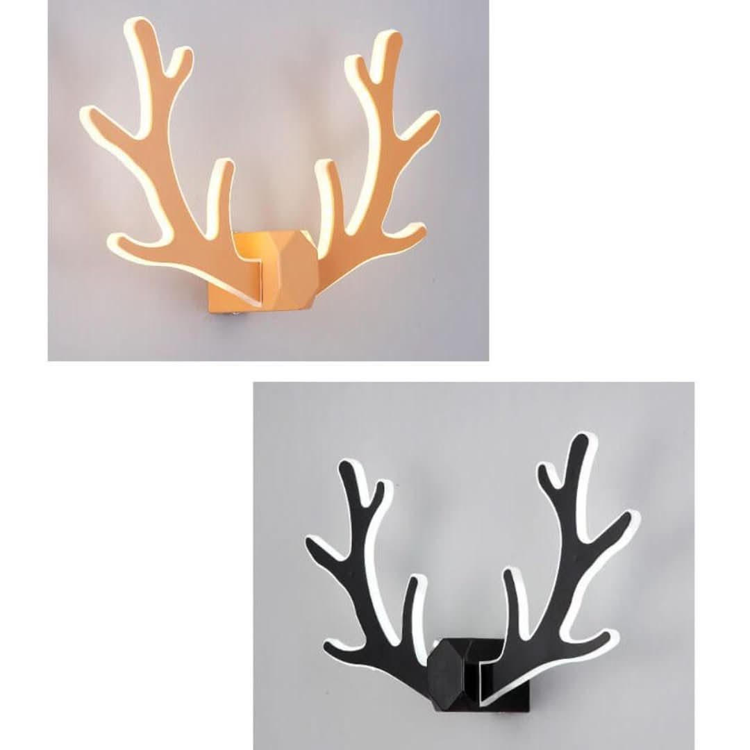 Skorter | Geweiglow - Simple Geweiformed Wall Lamp With 1 LED Arm