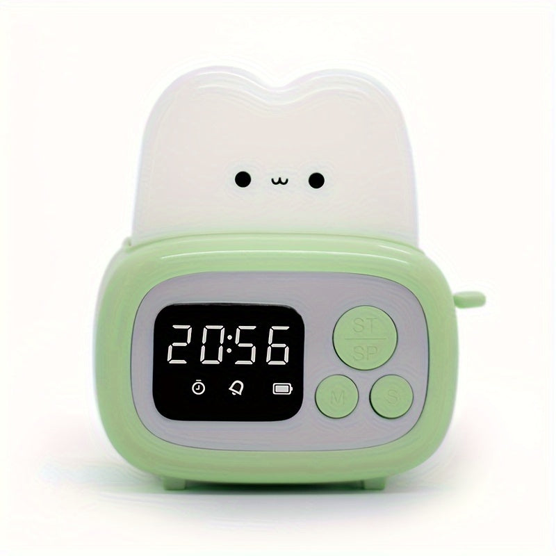 Skorter | GlowBake - Sweet LED Alarm Clock with USB Rechargeable Battery