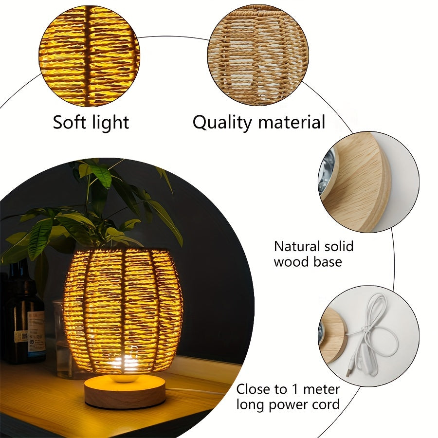 Skorter | EcoLoom - Handmade Trekveld lamp with Warm LED Glow