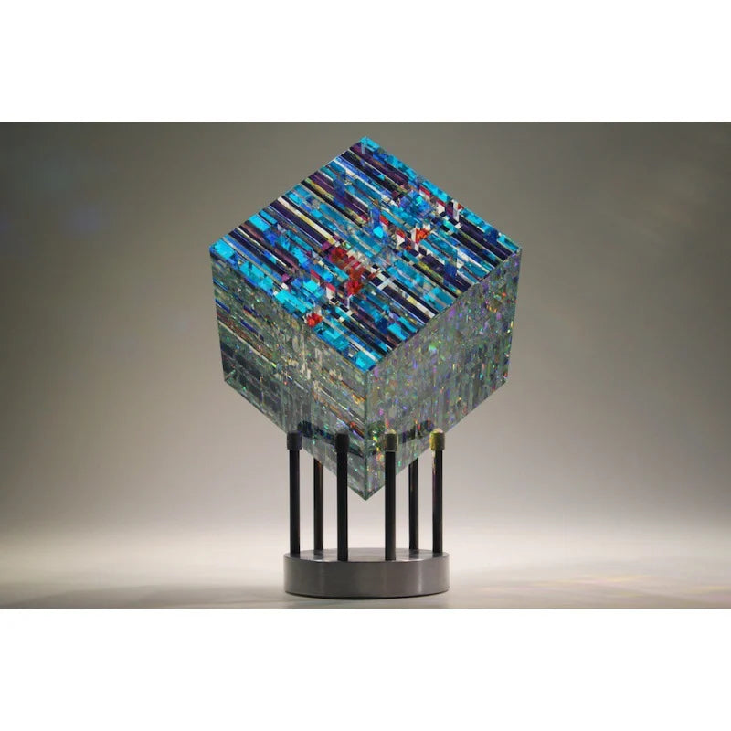 Skorter | Artwork - ChromaticCube - Rainbow Refraction - Enchantingly Modern Decor