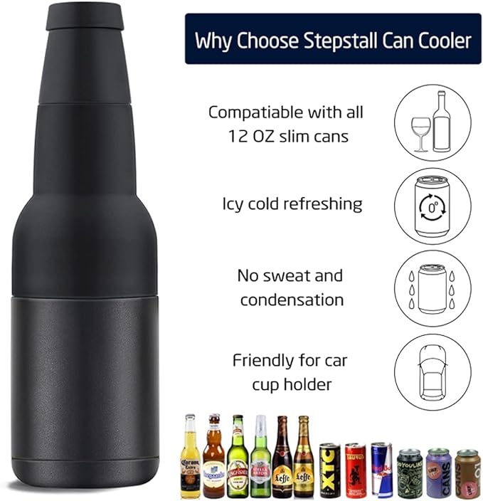 Skorter | Beer Bottle and Can Cooler with Beer Opener