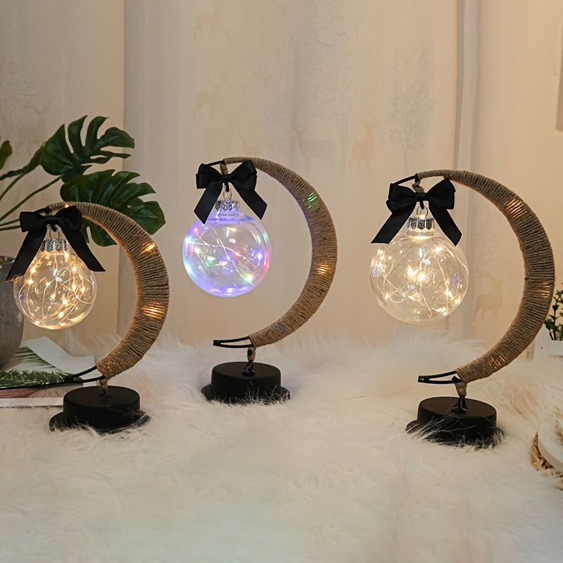 Skorter | MaanLys - Smedjern LED Table Lamp With Decorative Desk Lamp Design