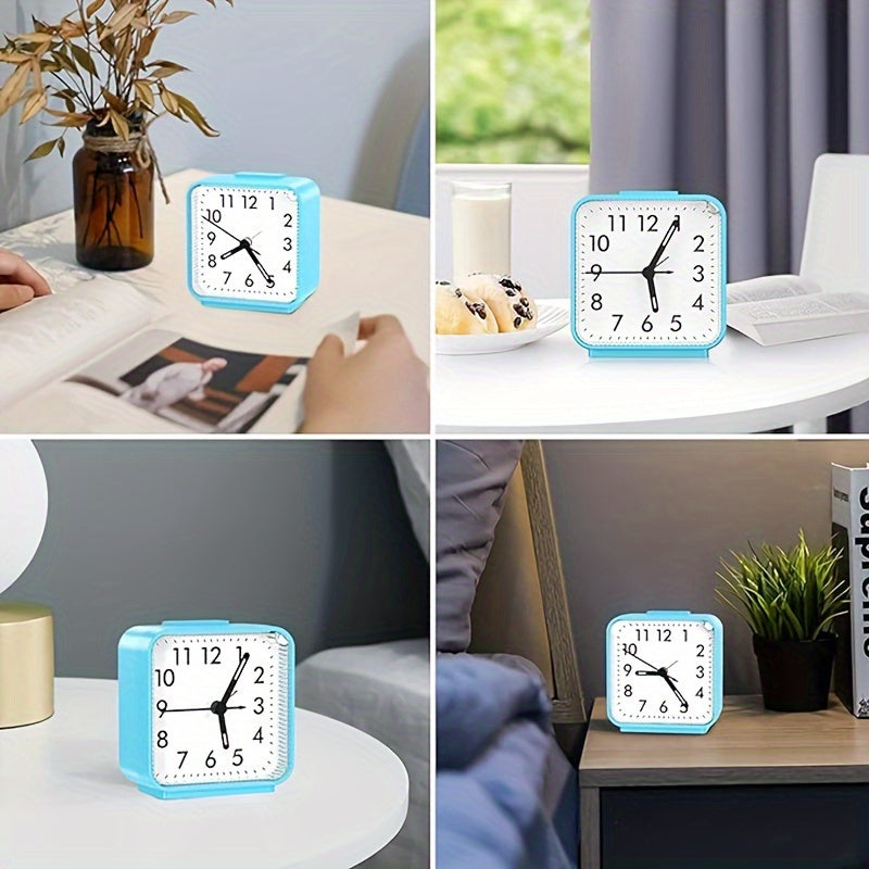 Skorter | TimeEase - Silent Rectangular Alarm Clock with Luminous Hands