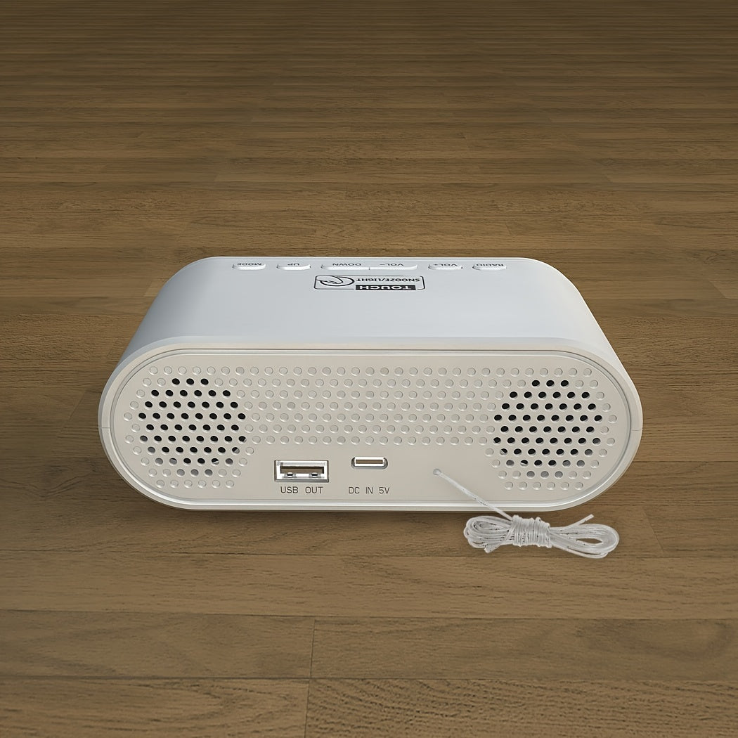 Skorter | TimeGlow - LED Digital Alarm Clock with FM Radio and Snooze Function