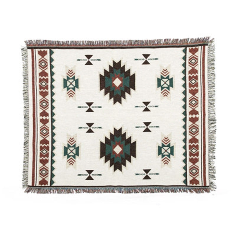 Skorter | National Style woven Casual Blanket Fabric Blanket Cover Blanket