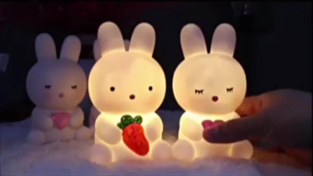 Skorter | BunnyGlow - Cute Bunny Lamp with LED Light for Decoration and Night Lighting