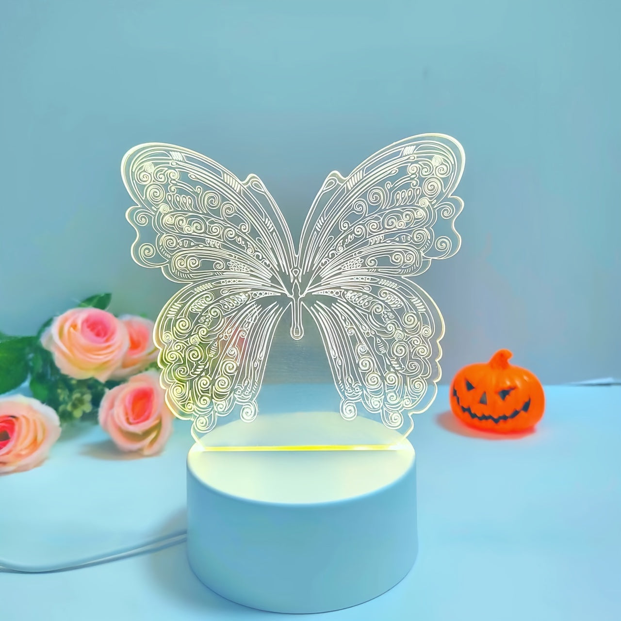 Skorter | ButterflyGlow - 3D LED Night Light with Geometric Design