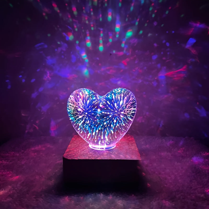 Skorter | FireworkLight - 3D LED Love Heart Fireworks Nightlight