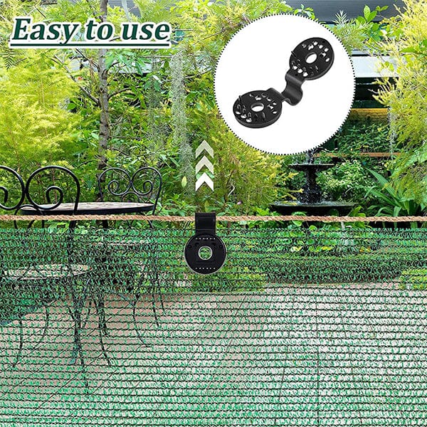 skorter | Shadow fabric plastic clamps, sun protection net clamps for greenhouse outdoor garden