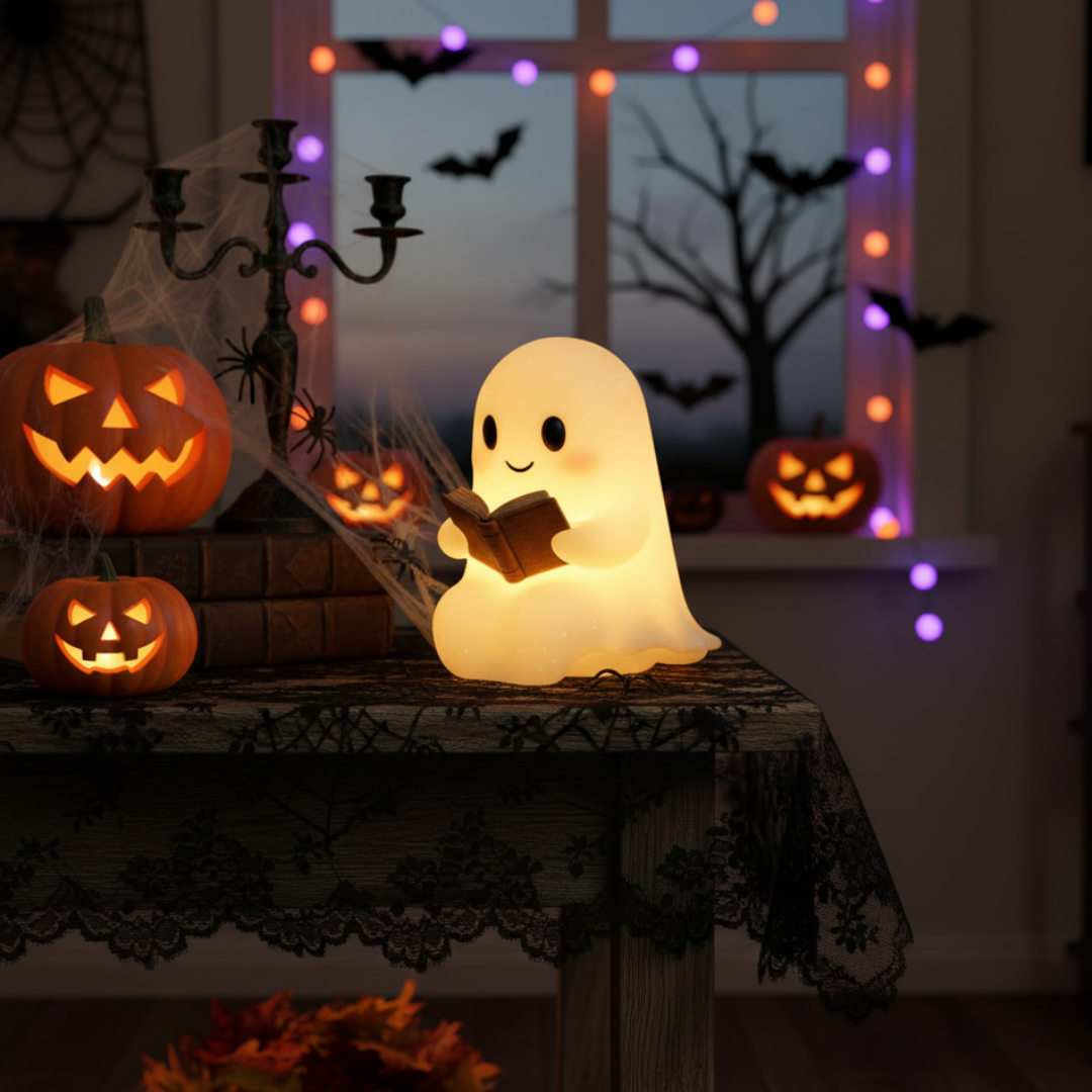 Skorter | NightSpirit Lamp – Handmade Decorative Night Light with Warm Light