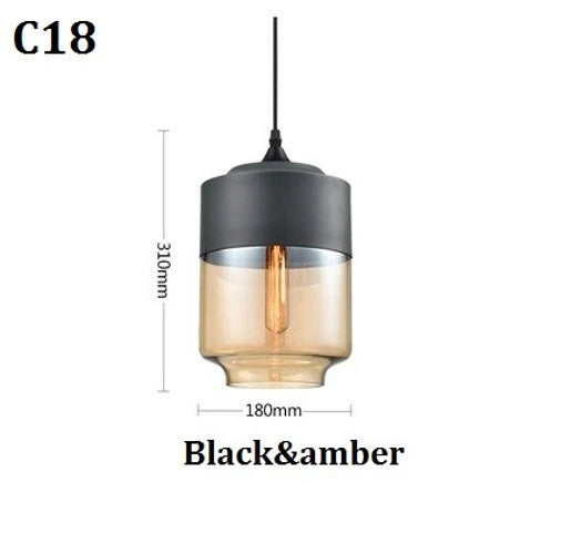 Skorter | EternaGlow Pendant Light made of Glass and Wood | Elegant Design for Your Home