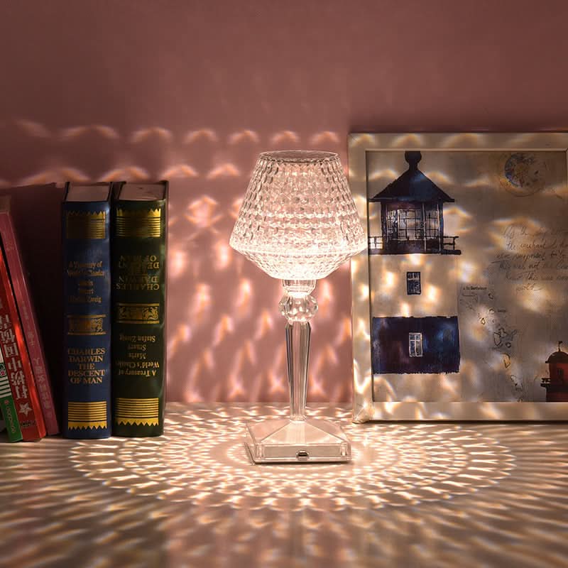 Skorter | Rechargeable Crystal Lampshade Touch LED Lamp