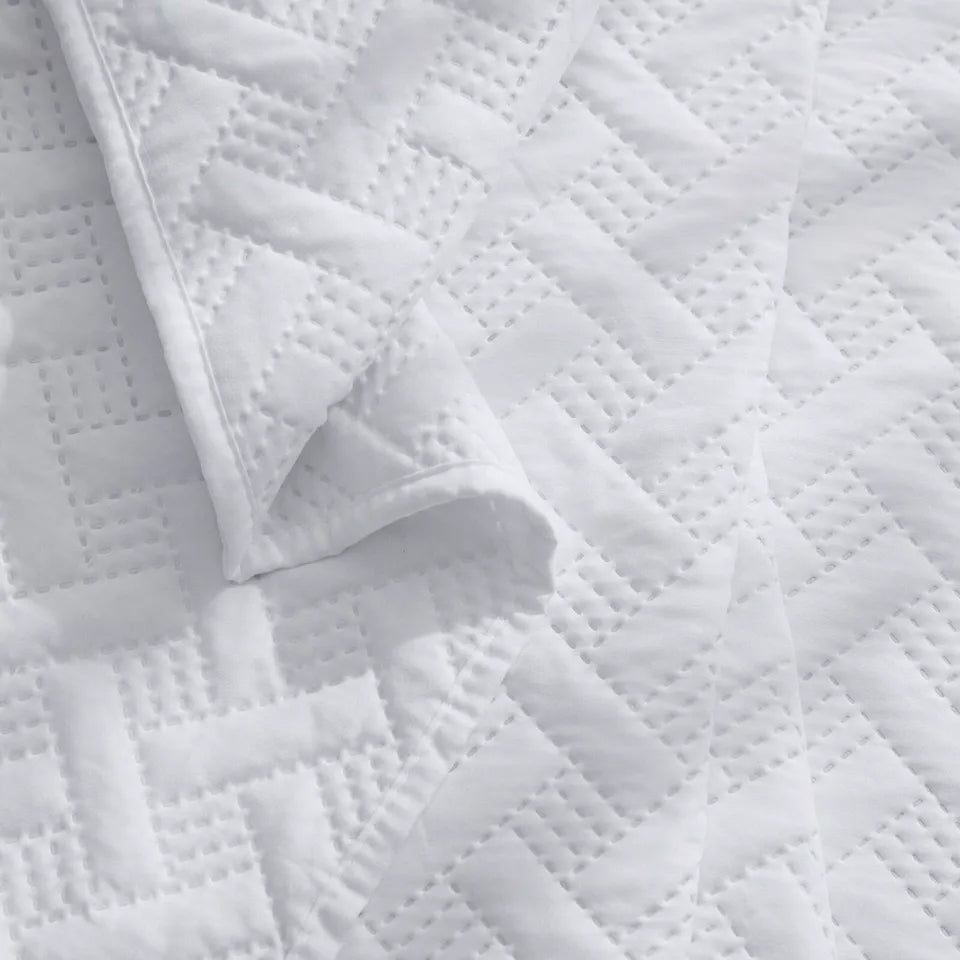 Skorter | 3-Piece: Dan River Basket Pinsonic Quilt Set