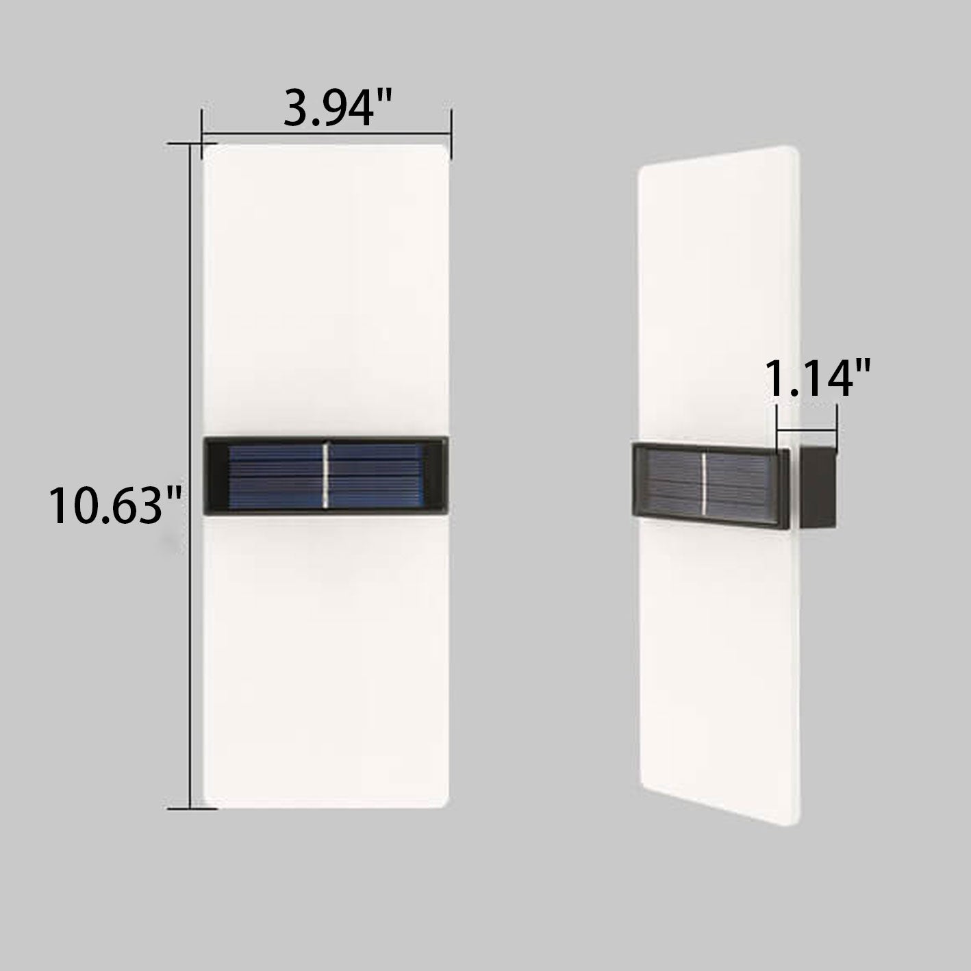 Skorter | LumaZen Solar LED Wall Lamp | Weatherproof | Solar Powered Outdoor Lighting | Garden & Patio Decor