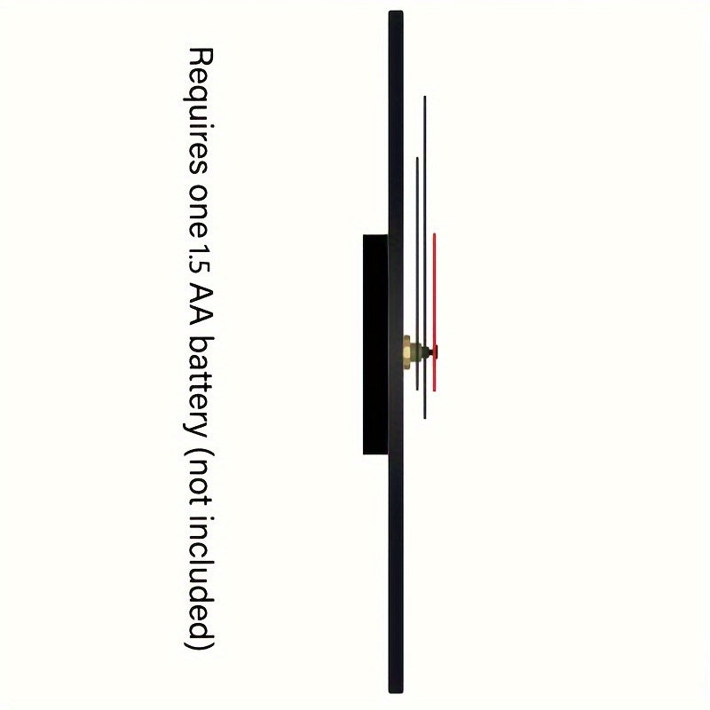 Skorter | Silent Non-Ticking Wooden Wall Clock - Greek Key Design, Quartz Mechanism