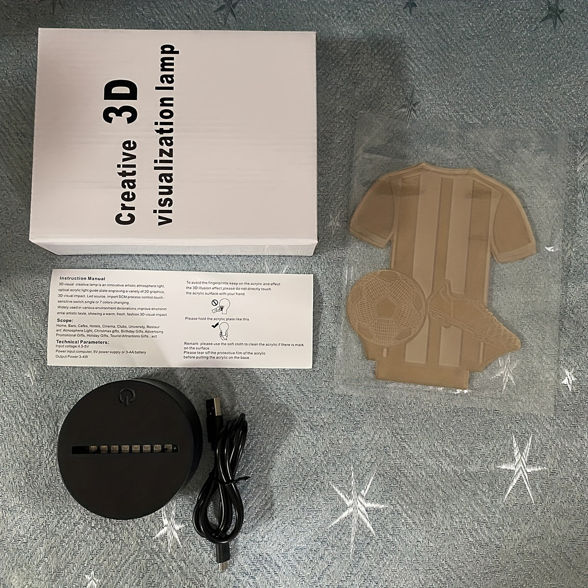 Skorter | SportLamp - 3D LED Night Light for Football Fans