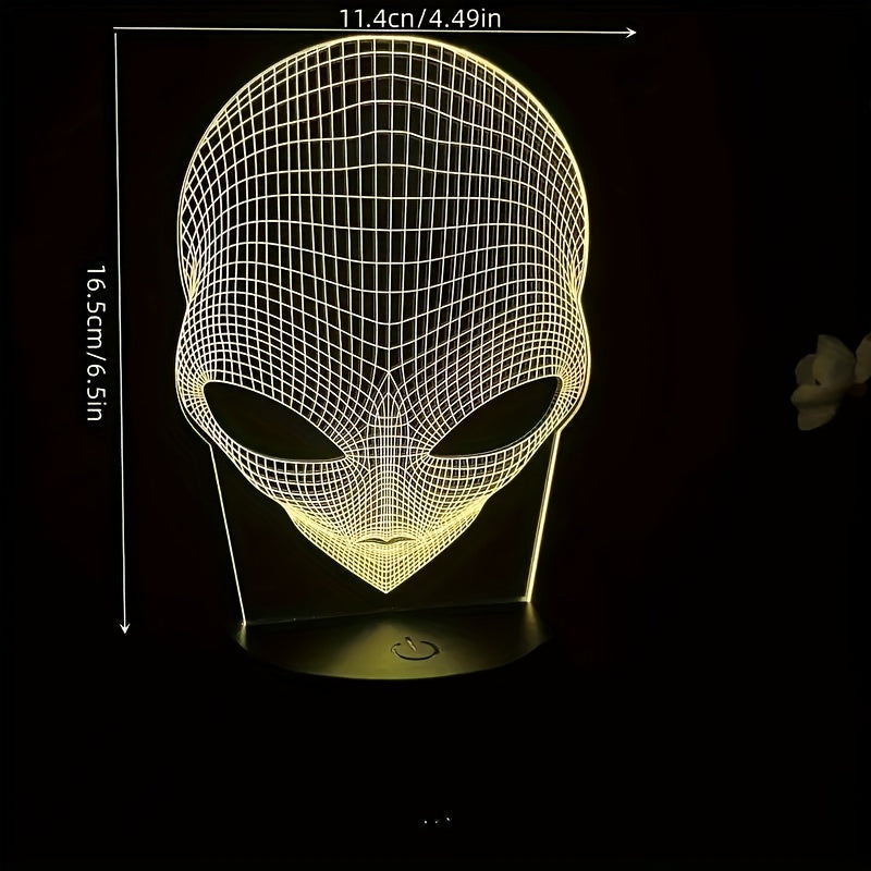 Skorter | AstroLight – 3D-alien lamp with LED color lighting and touch control