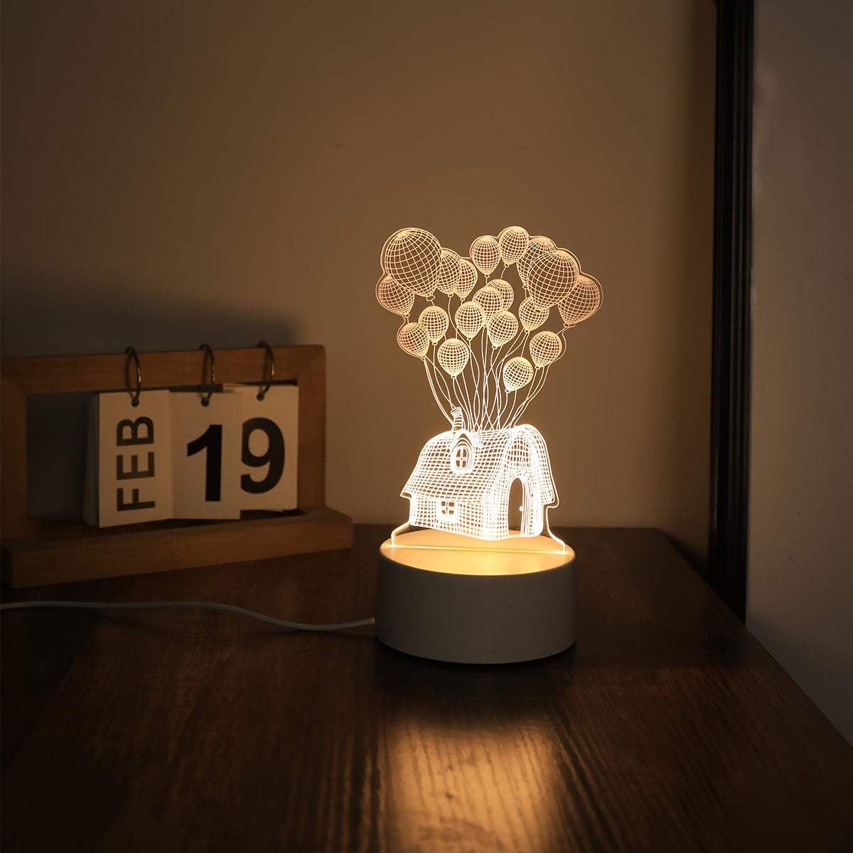 Skorter | LumiBalloon - 3D LED Balloon House Night Light USB powered