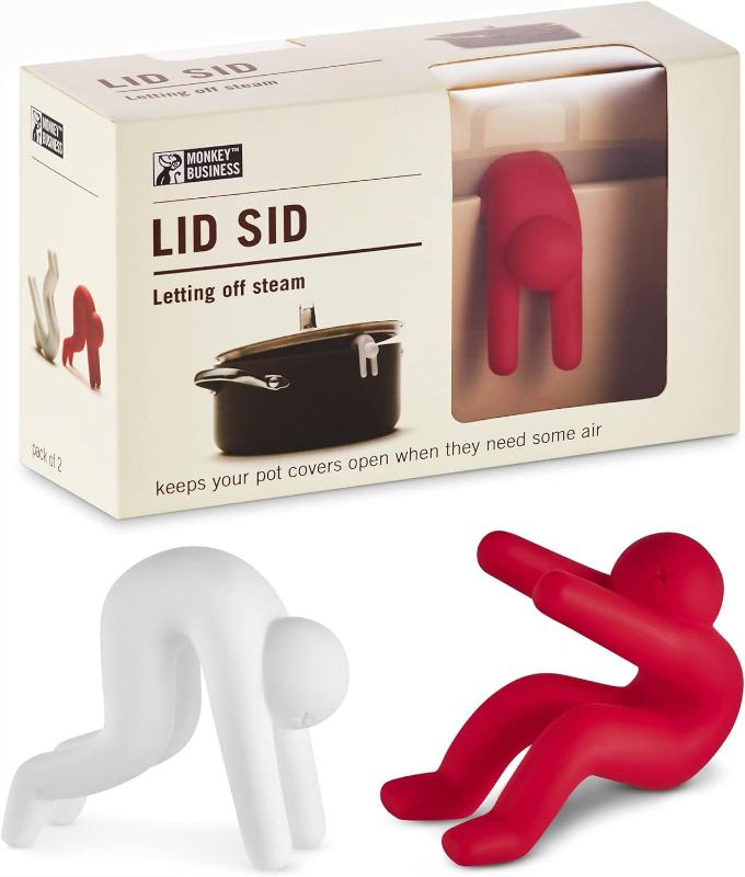 Skørter | Pot Lid Hebe-Holder - Keeps the Pots from Boiling Over