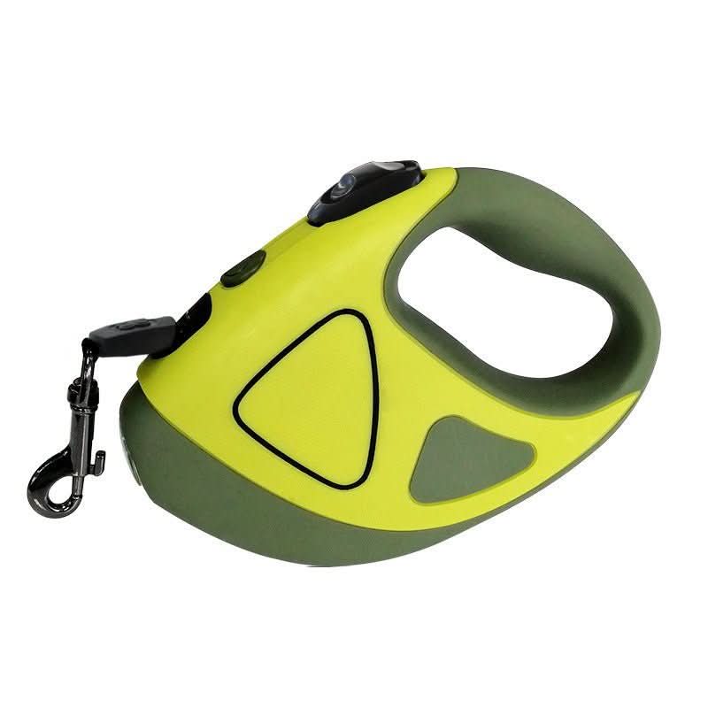 Skorter | BRIGHTLEASH – LED dog leash with reflectors & retraction mechanism for safe walks