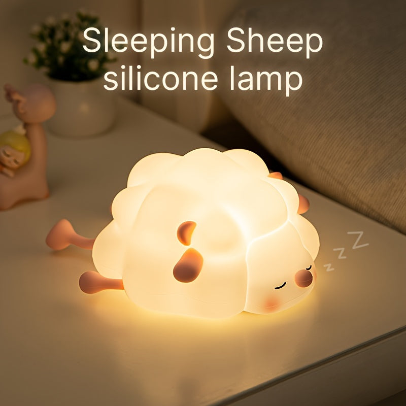 Skorter | SheepGlow - USB Rechargeable Pink Sheep LED Night Light