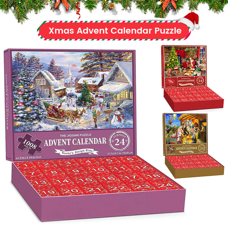 skorter | Christmas Puzzle Advent Calendar Blind Box 24 Pieces