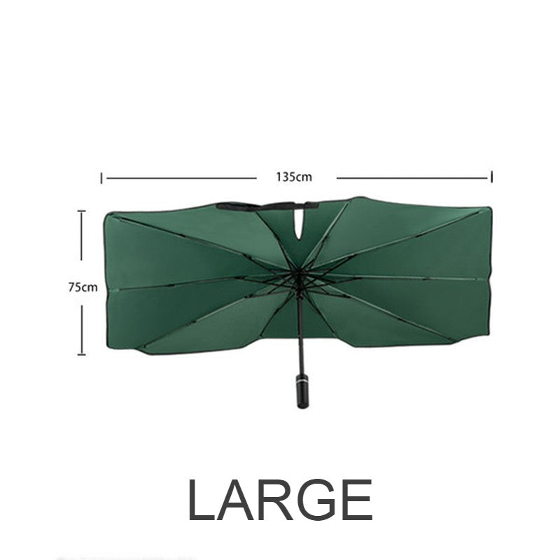 Skorter | Car Windshield Sunshade Umbrella, Fits Windshields of Various Sizes