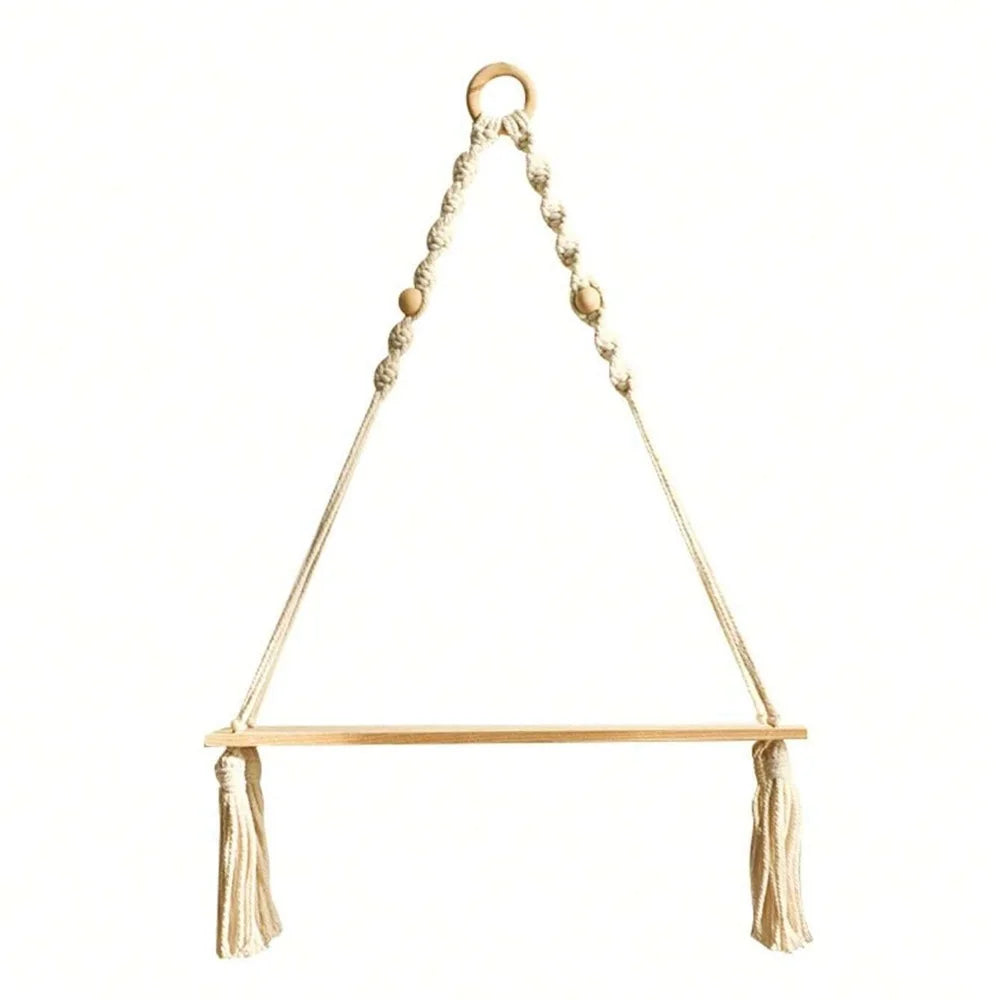 Skorter | Boho Macrame Shelf Rustic Decor