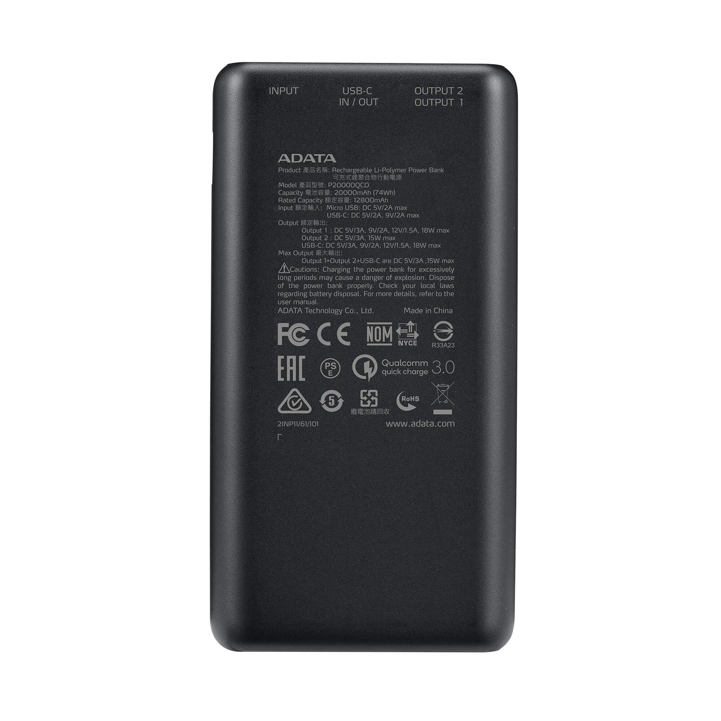 Skorter | 20000mAh Quick Charge Power bank