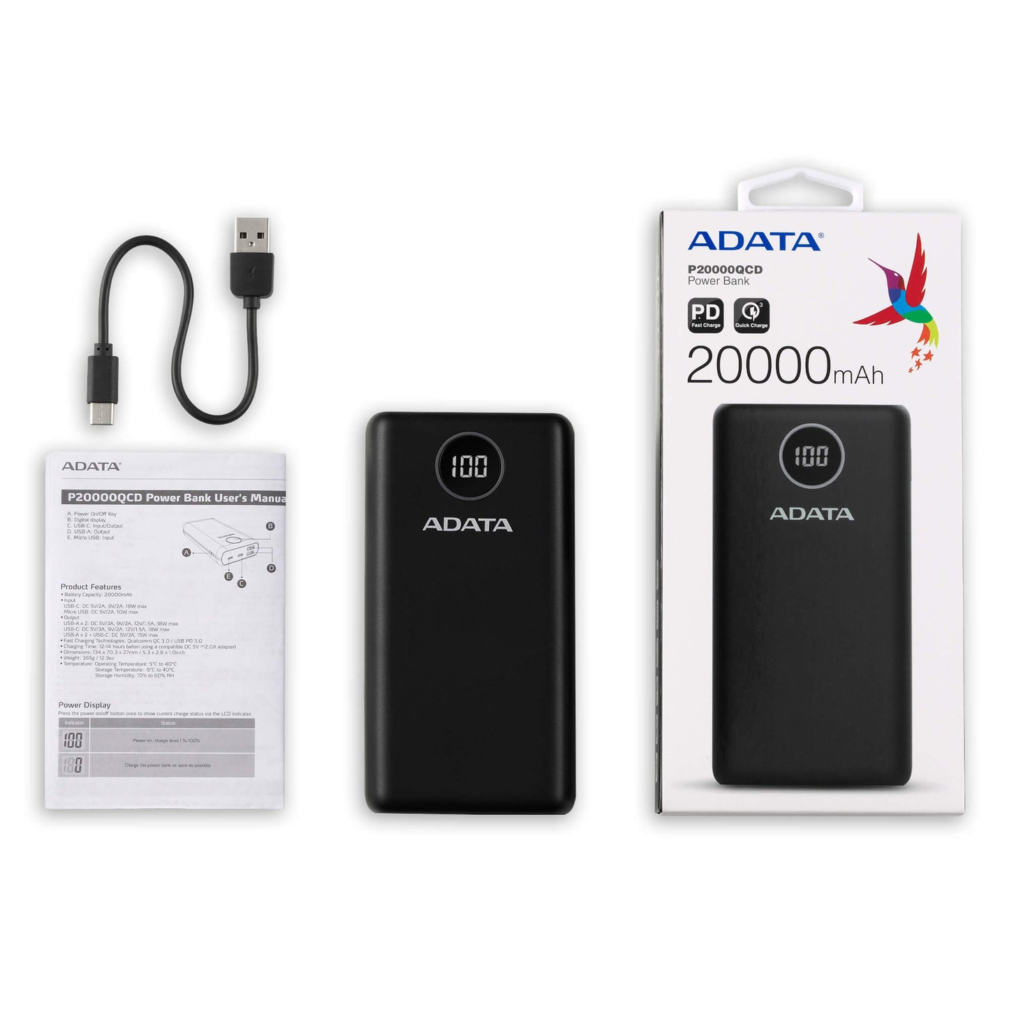 Skorter | 20000mAh Quick Charge Power bank