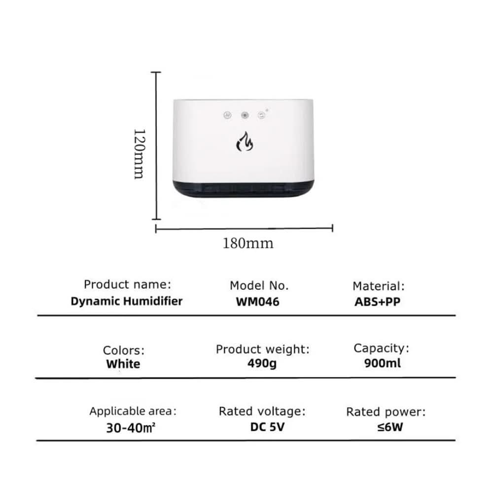 Skorter | Humidifier with LED Colors & 6 Nozzle Moisture Distribution