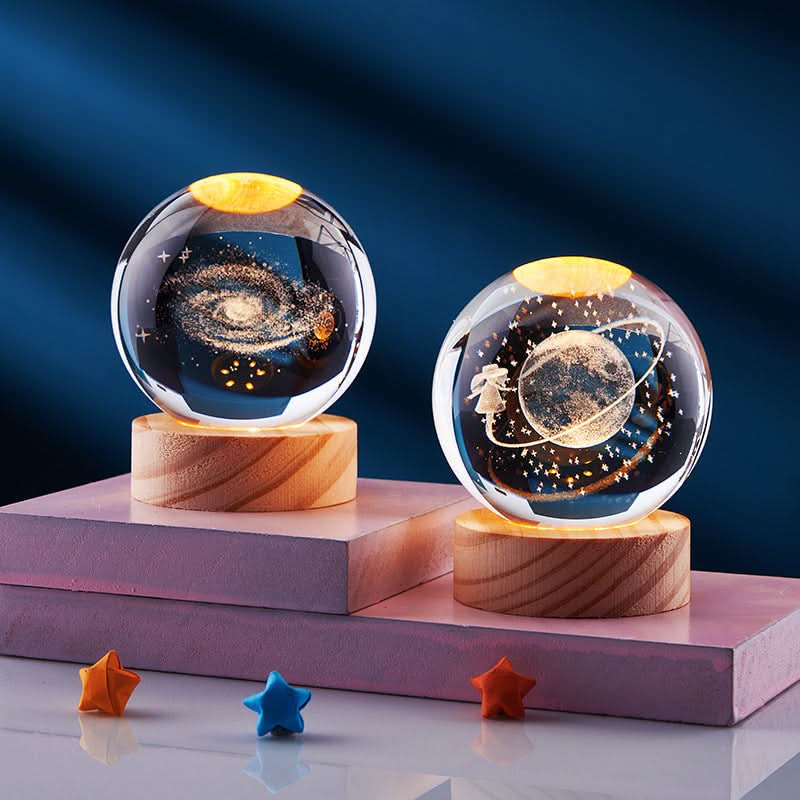 Skorter | Elegant 3D LED Night Light with Sparkling Star Effect