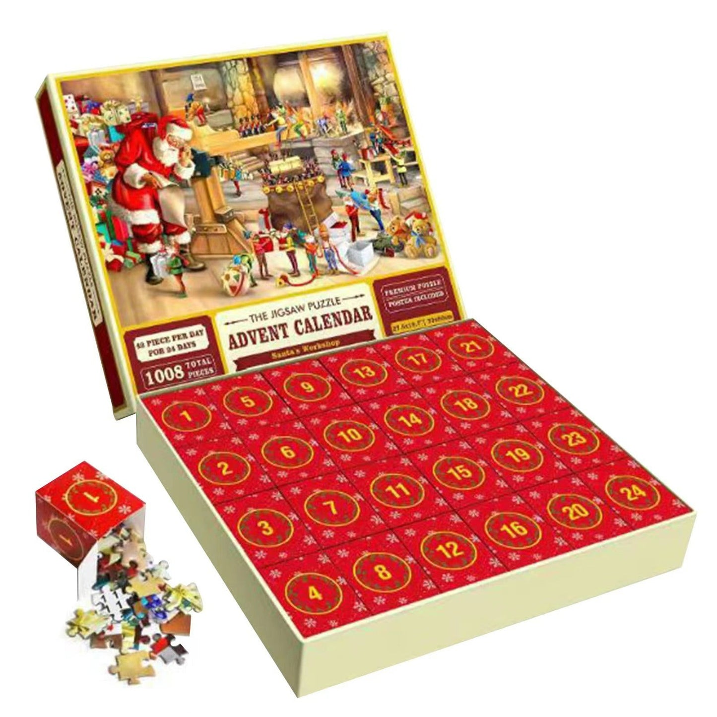 skorter | Christmas Puzzle Advent Calendar Blind Box 24 Pieces