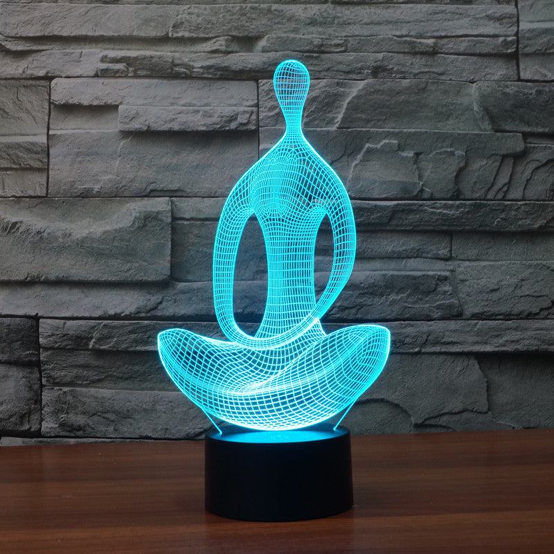 Skorter | Meditation Yoga 3d Led Night Light