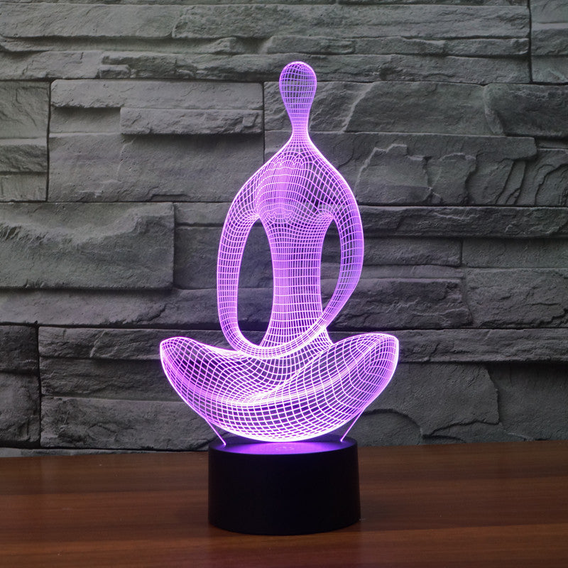 Skorter | Meditation Yoga 3d Led Night Light