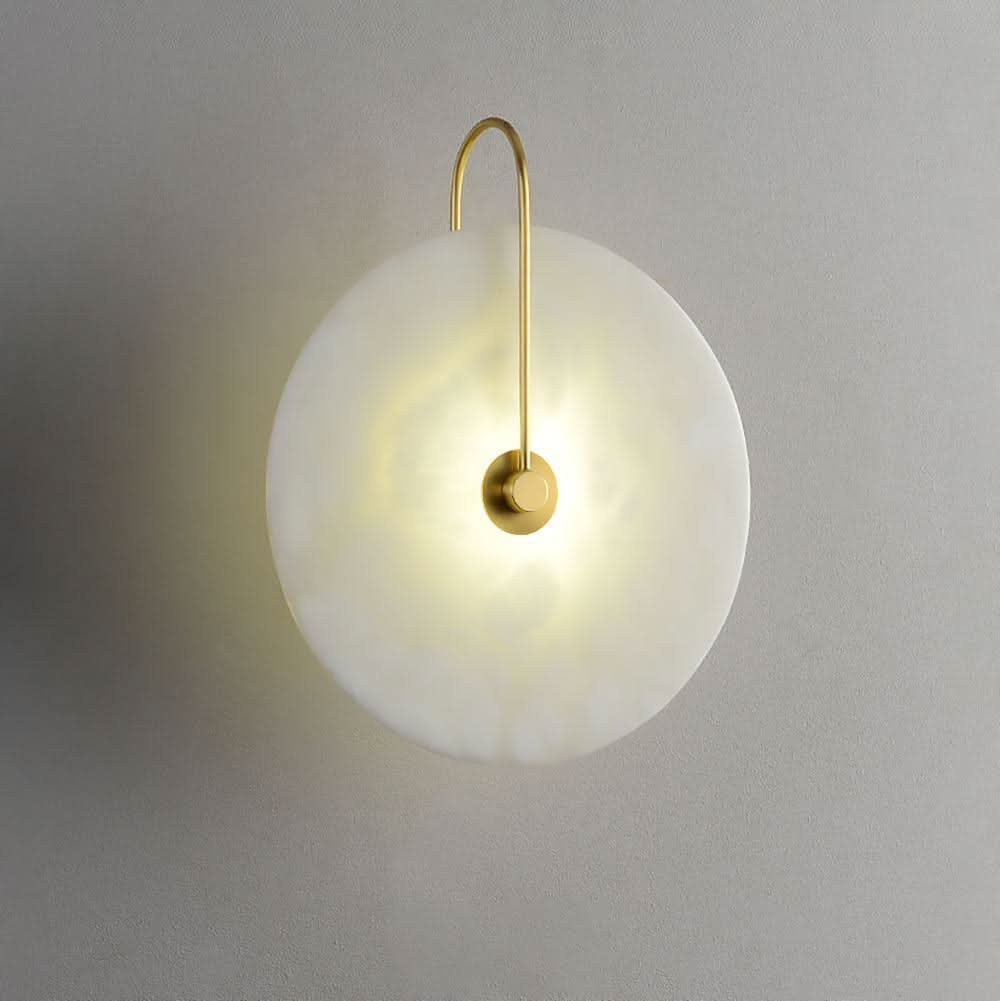 Skorter | Alabaster LED Wall Lamp – Modern Ambient Lighting