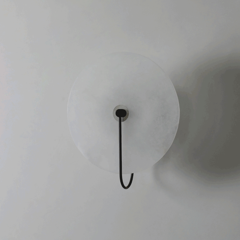 Skorter | Alabaster LED Wall Lamp – Modern Ambient Lighting