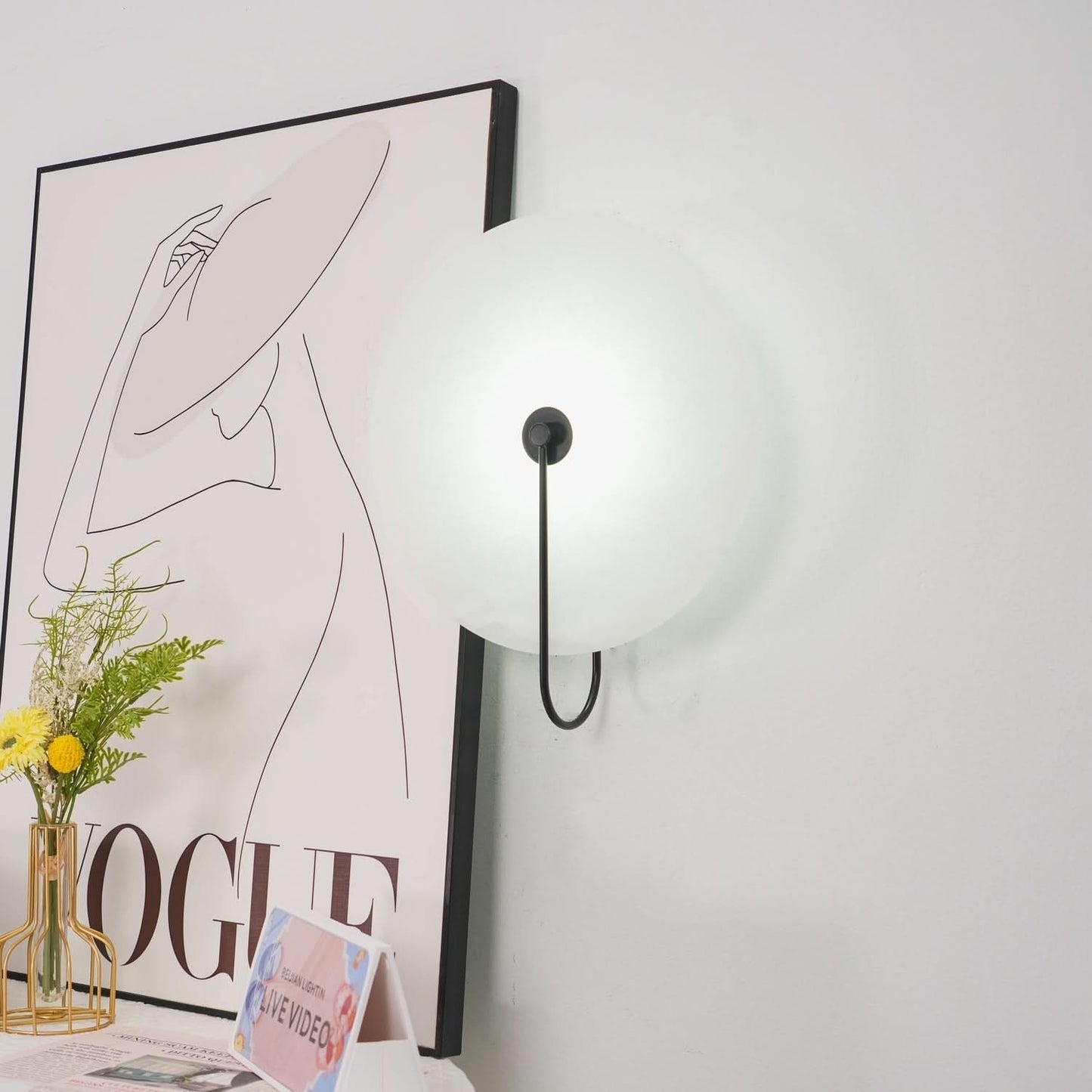 Skorter | Alabaster LED Wall Lamp – Modern Ambient Lighting