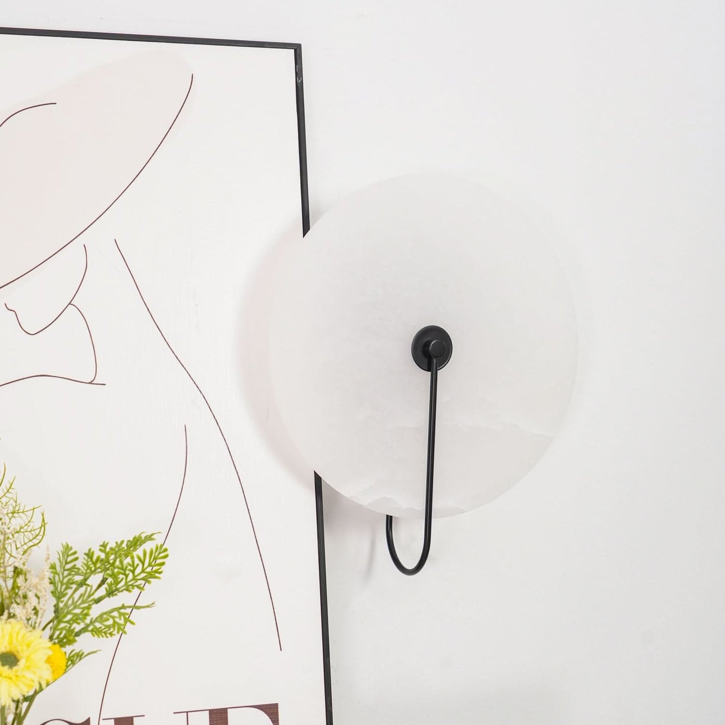 Skorter | Alabaster LED Wall Lamp – Modern Ambient Lighting