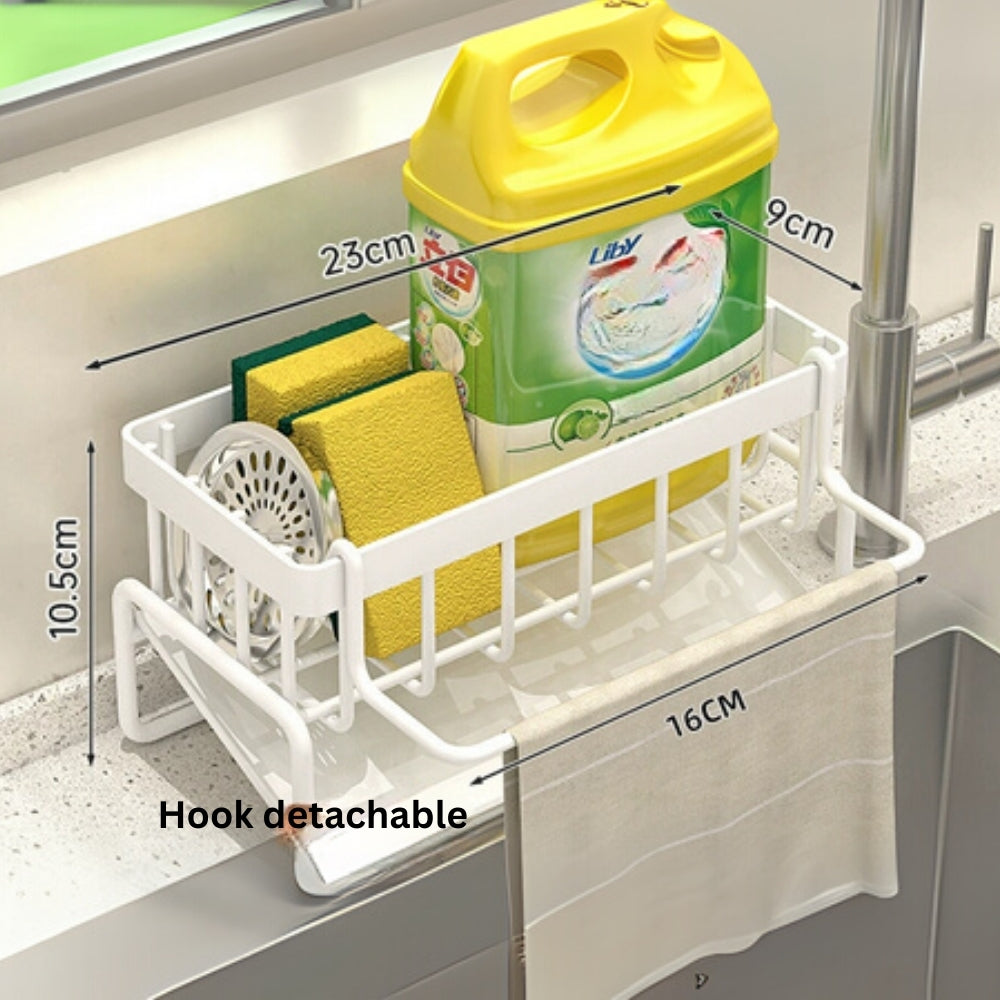 Skorter | All-in-One Sponge Soap Cloth Self-Draining Rack