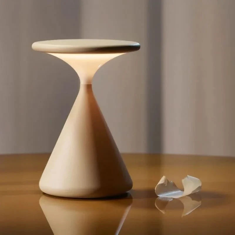 Skorter | Hourglass Cordless LED Table Lamp with Touch Dimmer