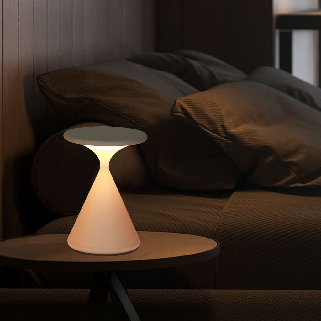 Skorter | Hourglass Cordless LED Table Lamp with Touch Dimmer