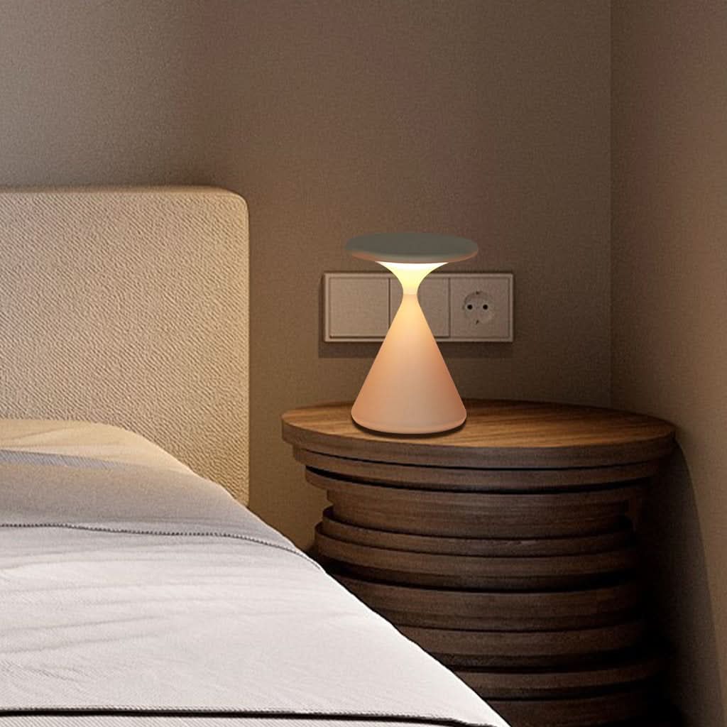 Skorter | Hourglass Cordless LED Table Lamp with Touch Dimmer