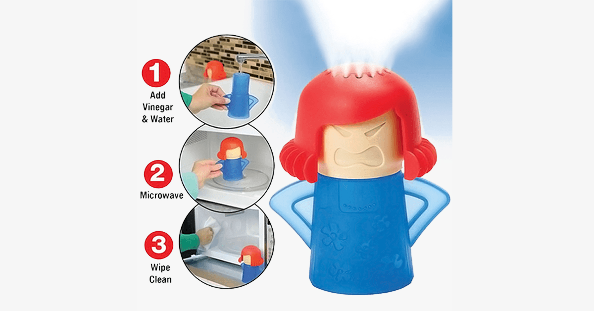 Skorter | Angry Mama Microwave Steam Cleaner