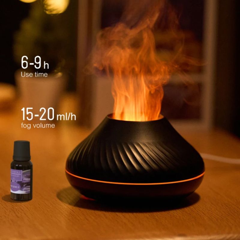 Skorter | Essential Oil Diffuser with LED Flame Effect