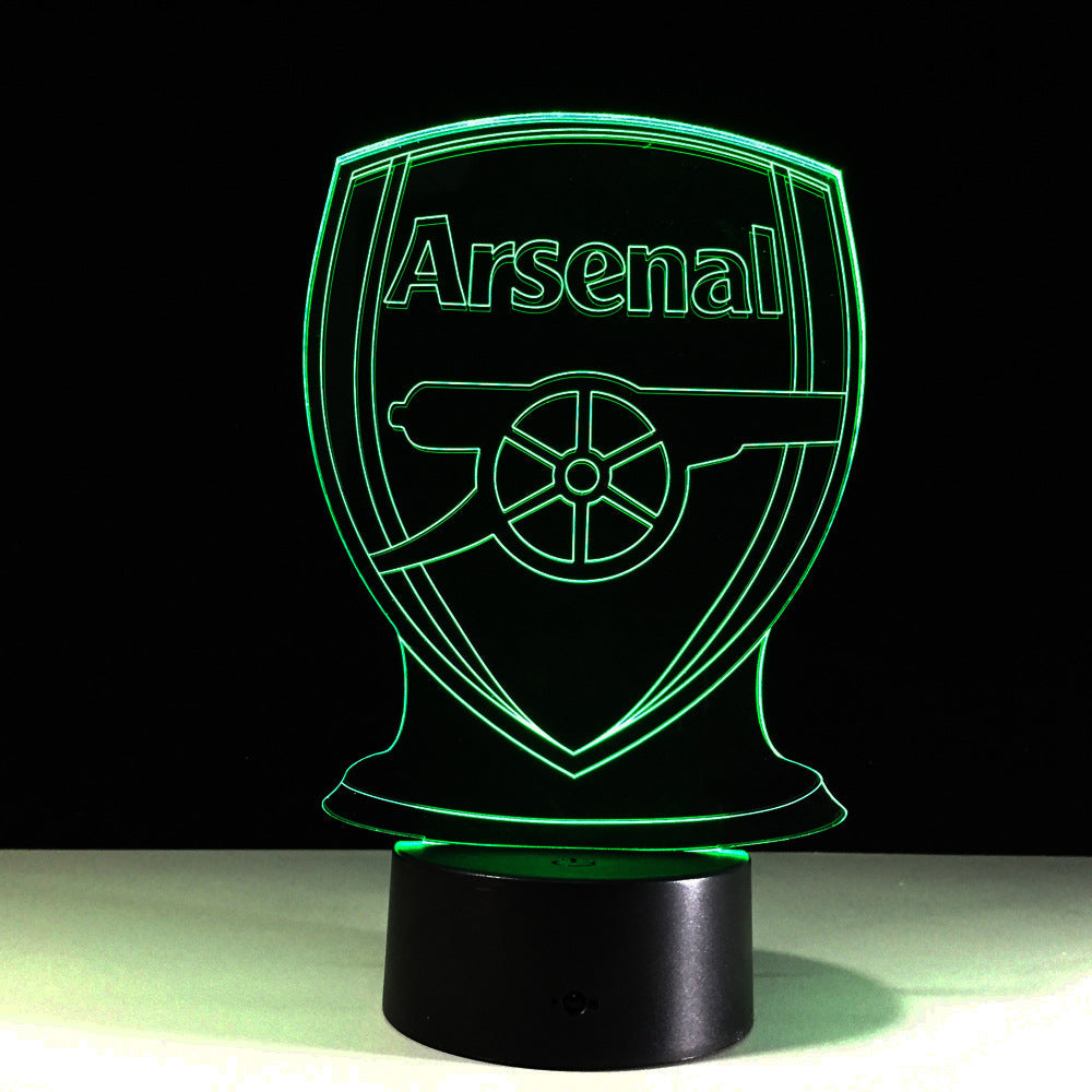 Skorter | Football Arsenal 3D Optical Illusion Lamp