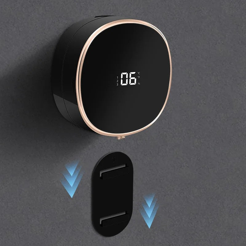 Skorter | Cleon 5-in-1 Smart Automatic Soap Dispenser with LED Display – Touchless, Rechargeable & Wall-Mountable