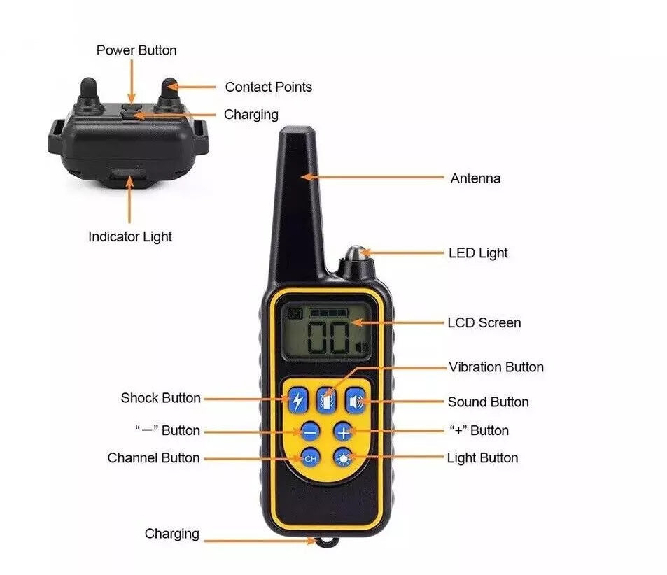 Skorter | 2600ft Electronic Dog Training Collar Waterproof Pet Remote